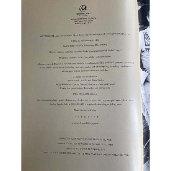 John Wayne Treasures Hardcover Book Featuring Memorabilia & Photos From The Duke - Picture 2 of 12